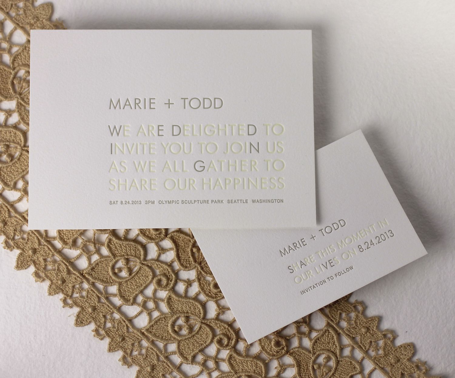 Copenhagen Wedding Invitation