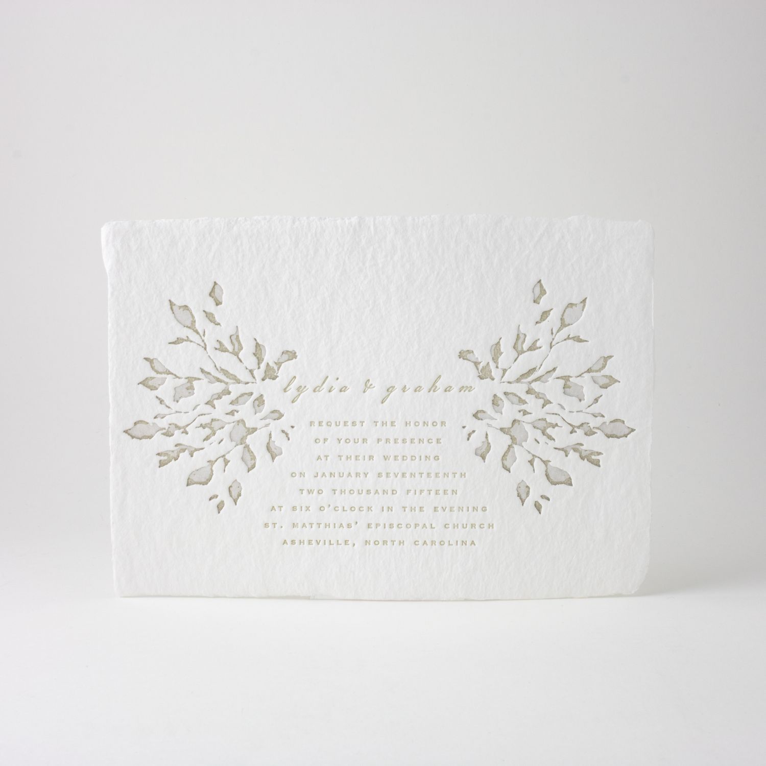 Branches Wedding Invitation