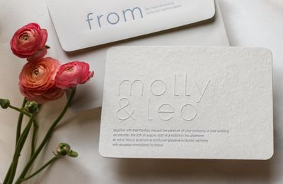 Contour Wedding Invitation