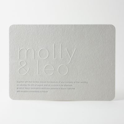 Contour Wedding Invitation