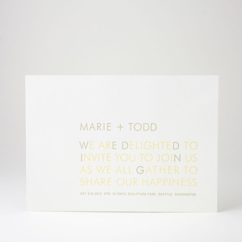 Copenhagen Wedding Invitation