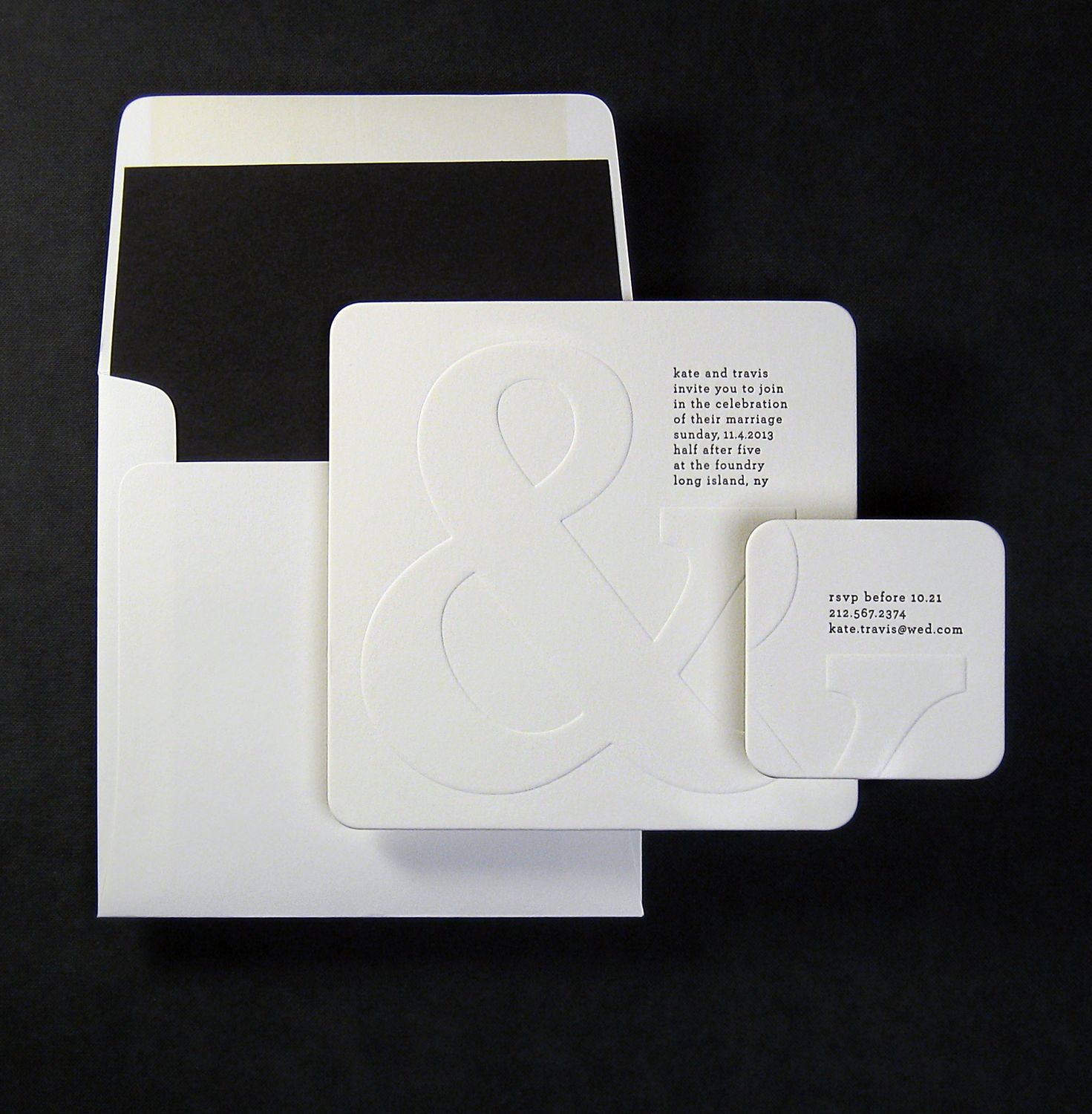 Gallery Ampersand Wedding Invitation