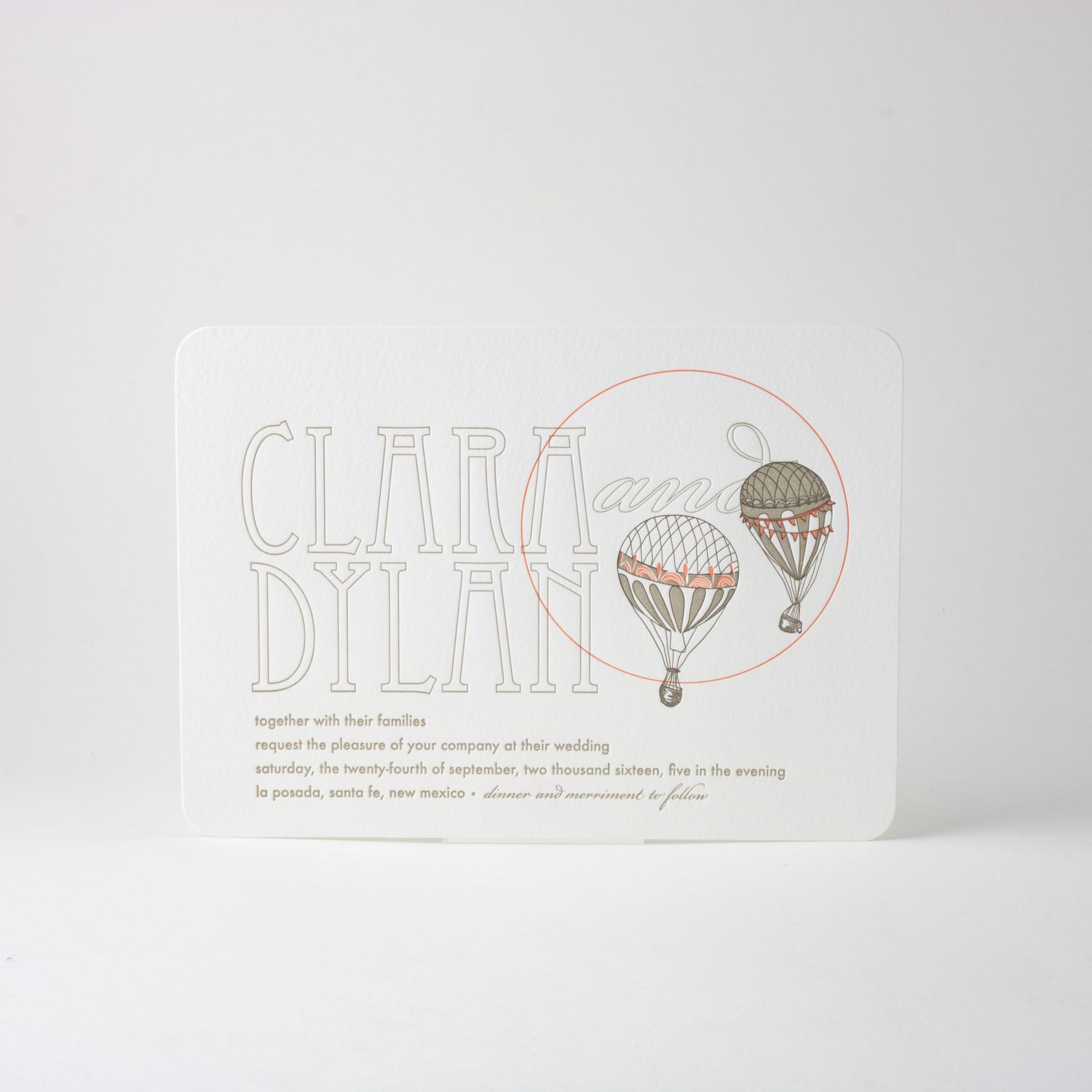 Launch Wedding Invitation