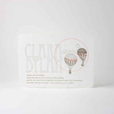 Launch Wedding Invitation