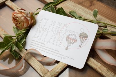 Launch Wedding Invitation