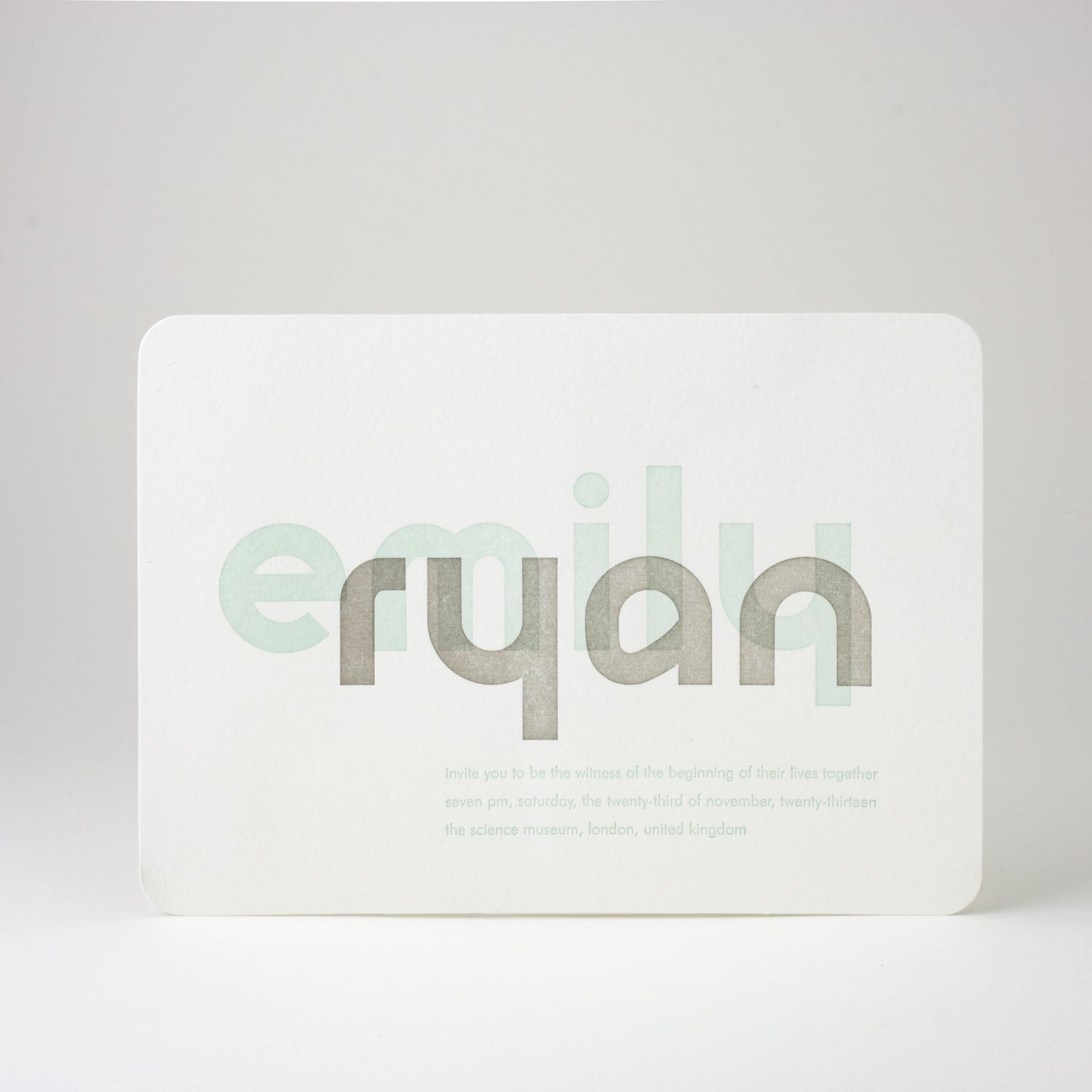 Montage Wedding Invitation