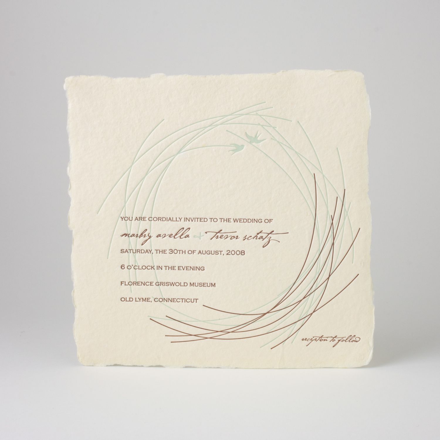 Nest Wedding Invitation