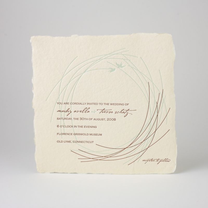 Nest Wedding Invitation