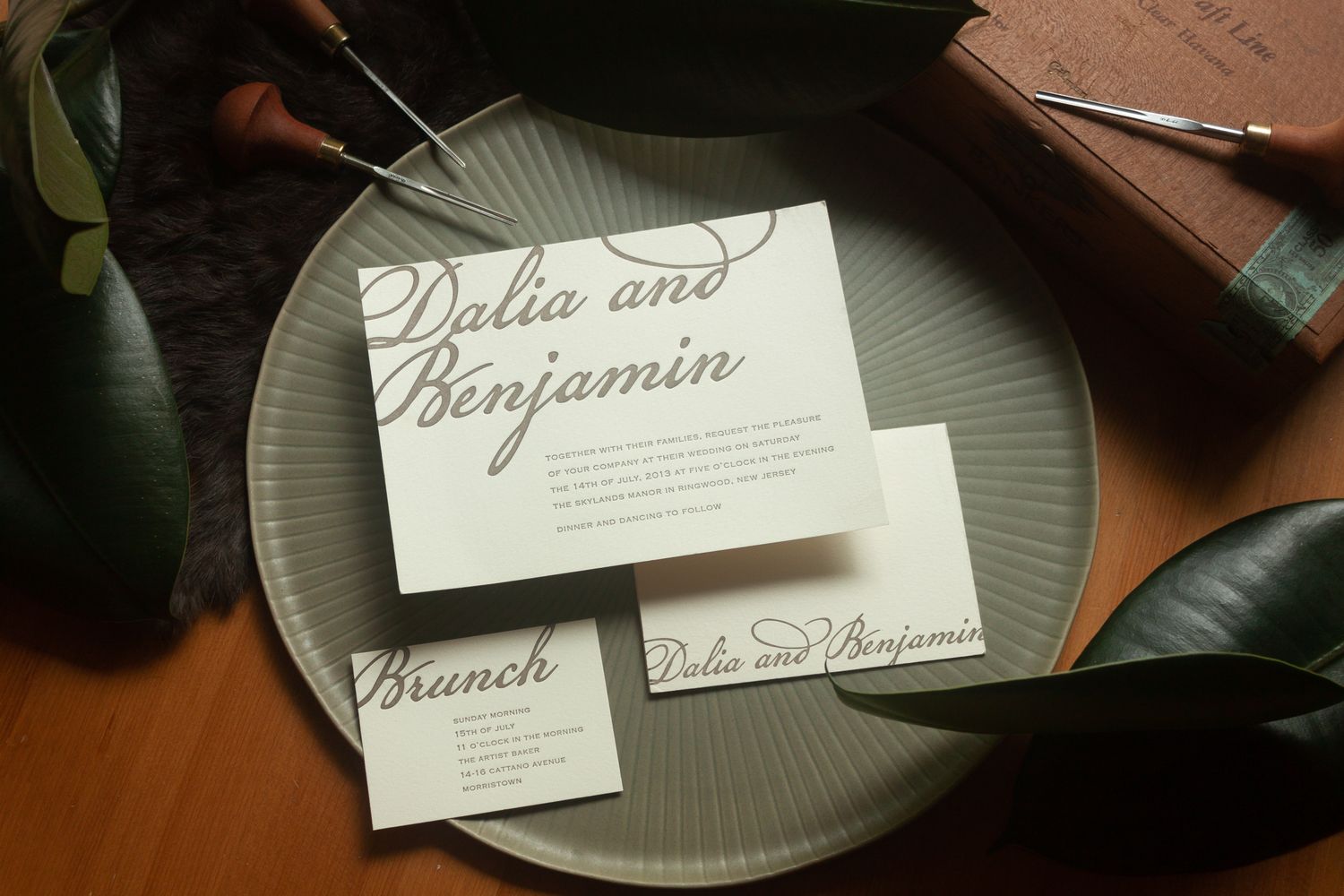 Plymouth Wedding Invitation