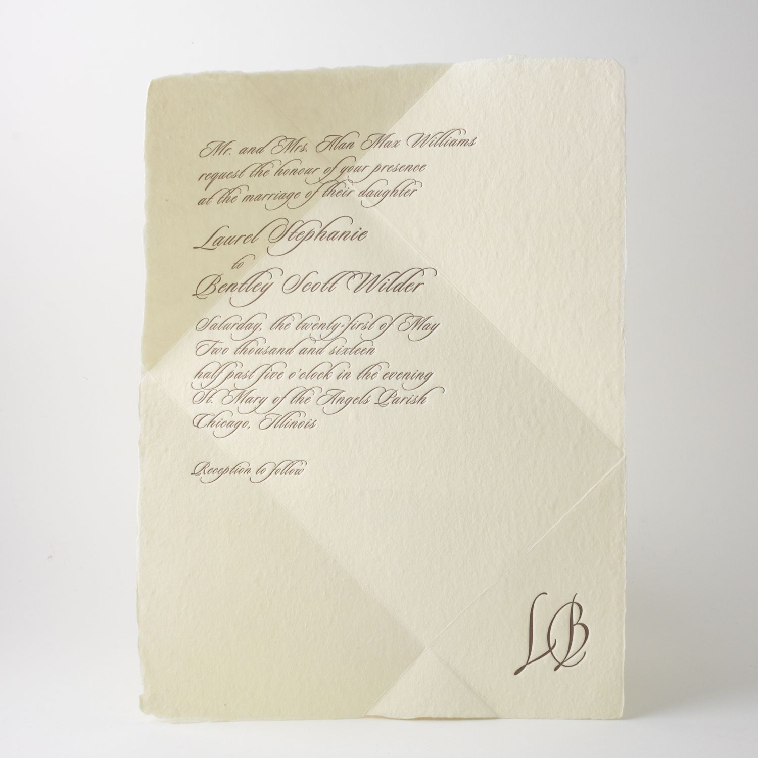 Windsor Wedding Invitation