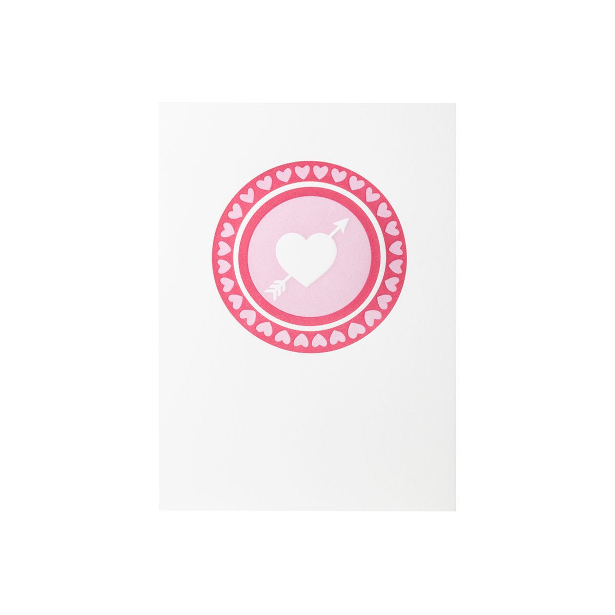 Cupid&#39;s Arrow Letterpress Card