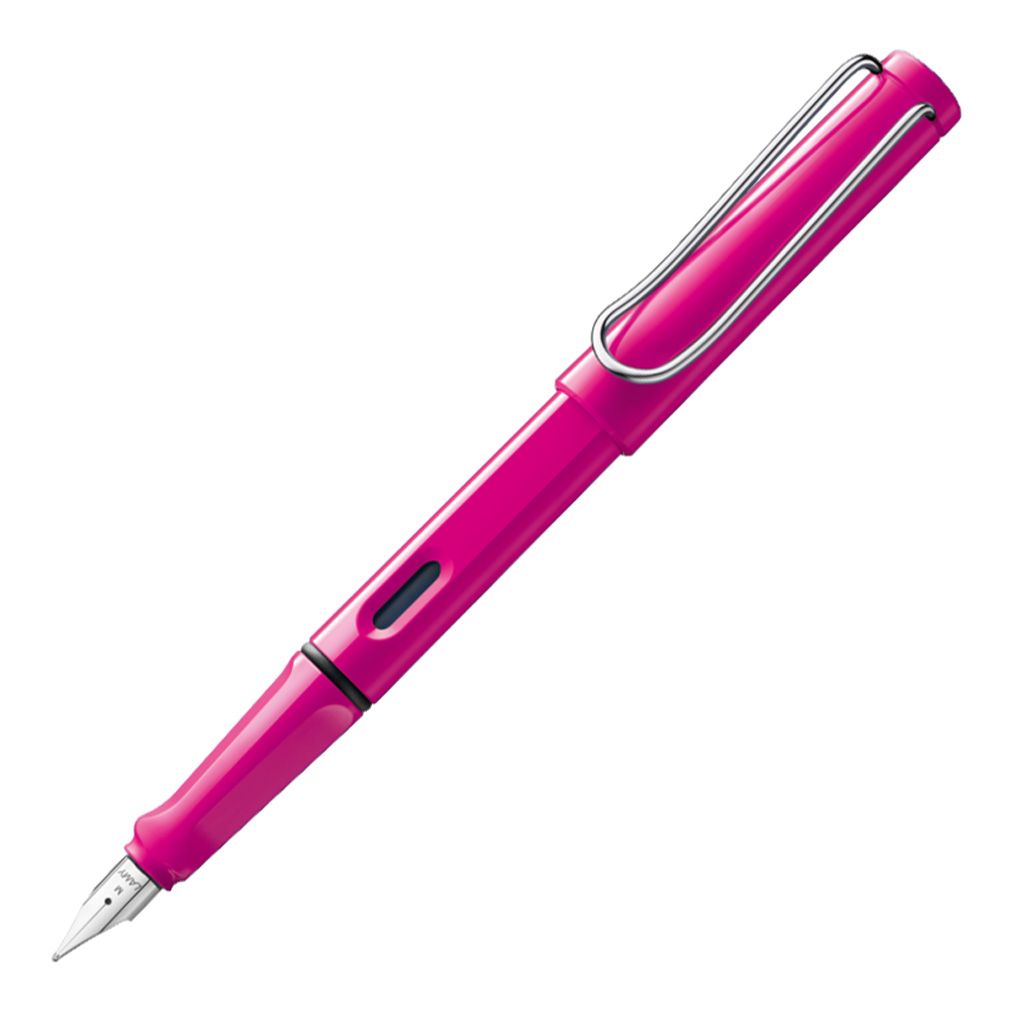 Lamy Safari Pink Fountain Pen, Size: Extra Fine