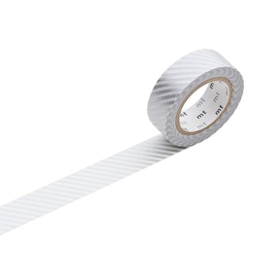 Stripe Silver Washi Tape