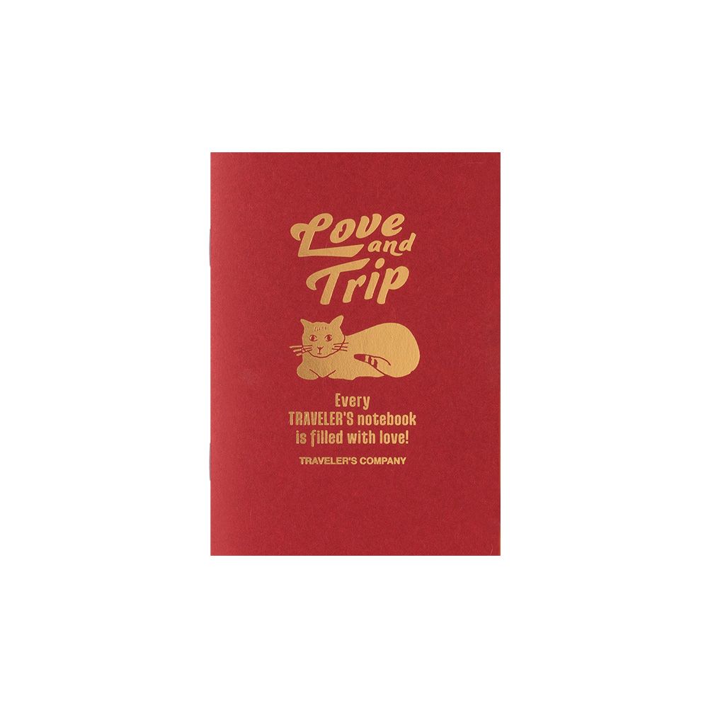 TRAVELER’S notebook Passport Refill LOVE AND TRIP