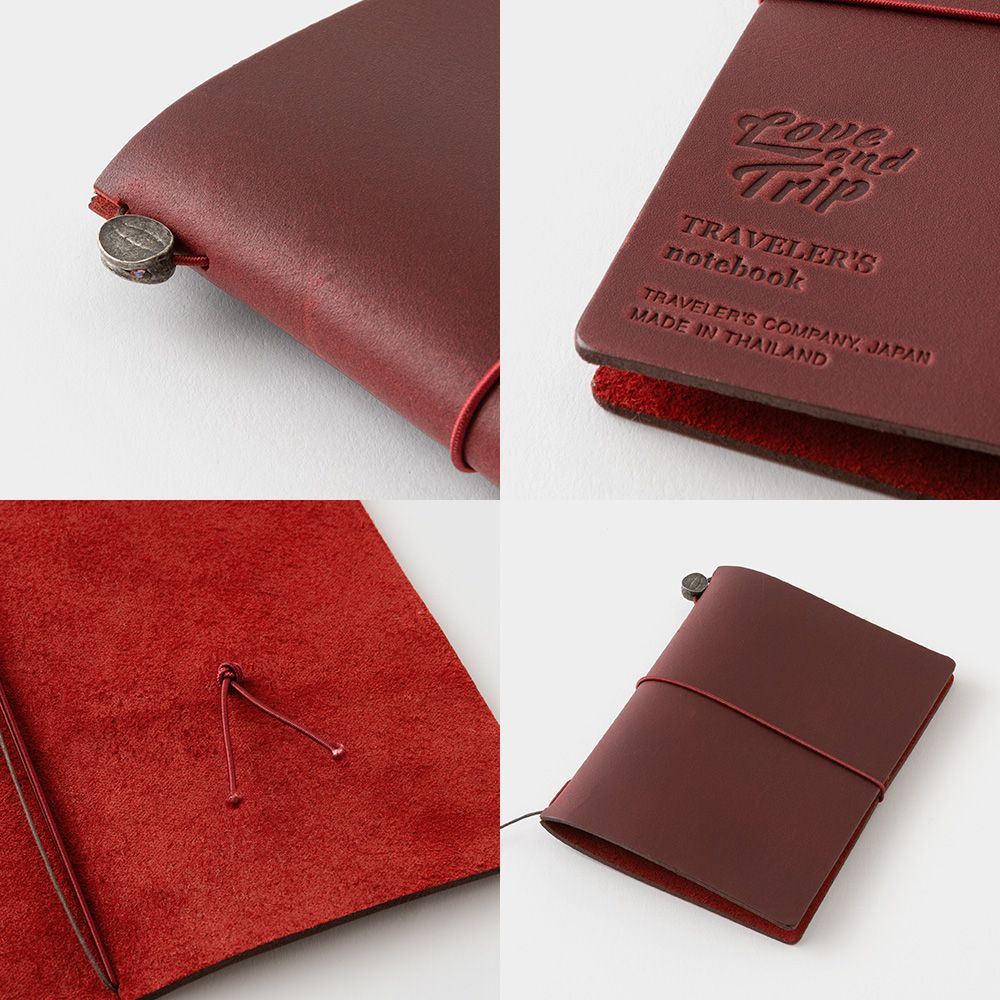 TRAVELER'S COMPANY Traveler's Notebook – LOVE & TRIP – Red