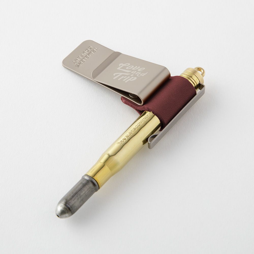 TRAVELER’S COMPANY – Pen Holder – LOVE &amp; TRIP – Red