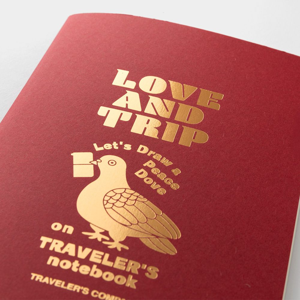 TRAVELER’S COMPANY – Traveler’s Notebook – Refill – LOVE &amp; TRIP (Regular Size)