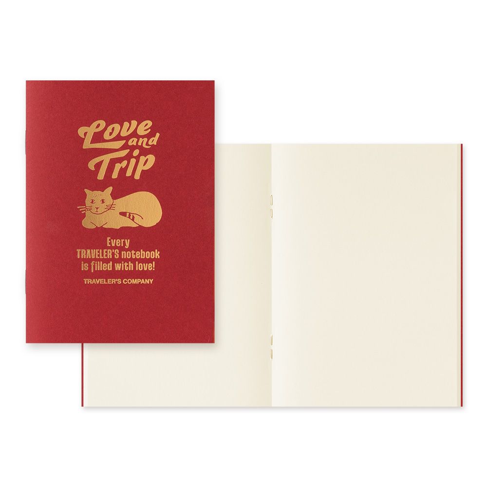 TRAVELER'S COMPANY Traveler's Notebook – LOVE & TRIP – Red