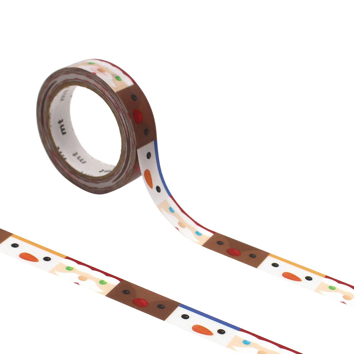 Holiday Face Graphic Washi Tape 10mm