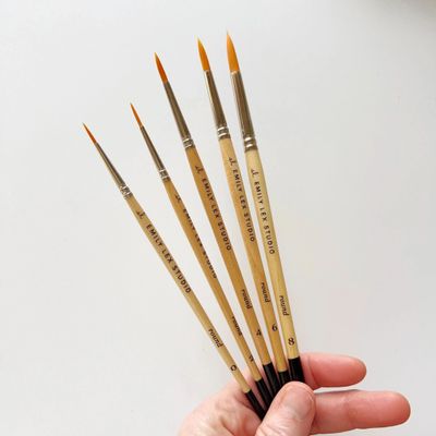 Emily Lex Watercolor Paintbrush Set of 5