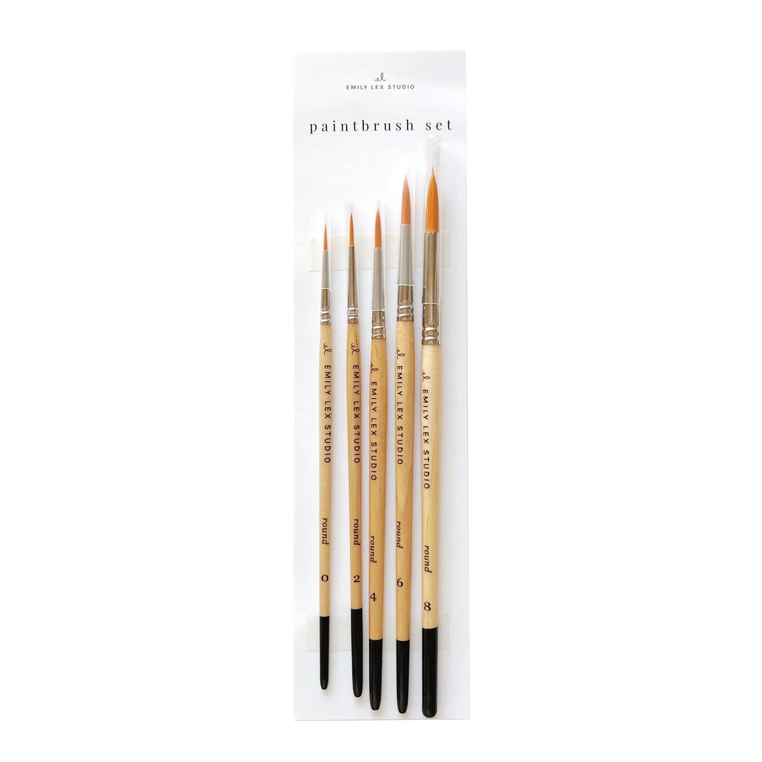 Watercolor Paintbrush Set of 5
