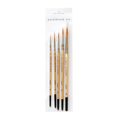 Watercolor Paintbrush Set of 5