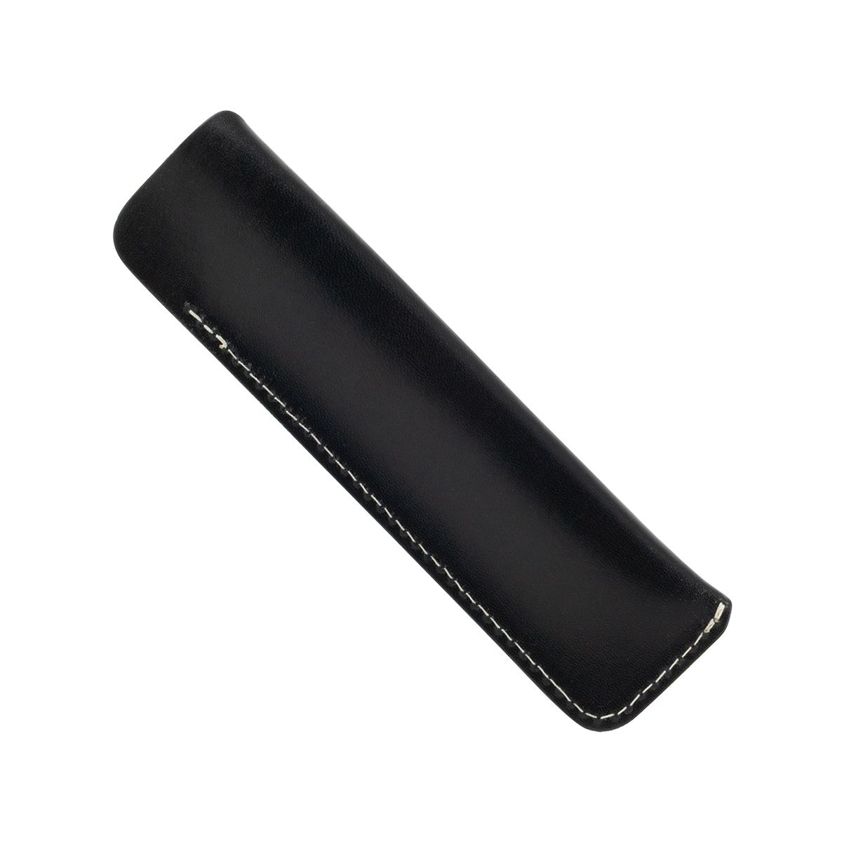 Galen Leather Single Pen Sleeve Black