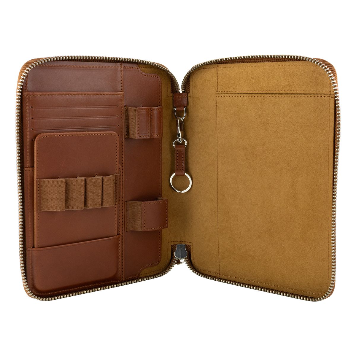 Leather A5 Leuchtturm Zip Folio Brown