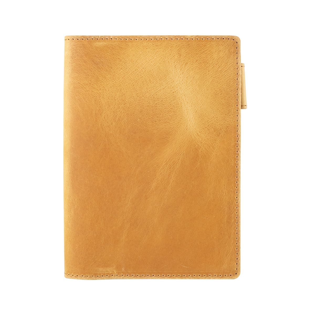 Leather A6 Notebook Cover Honey Ochre