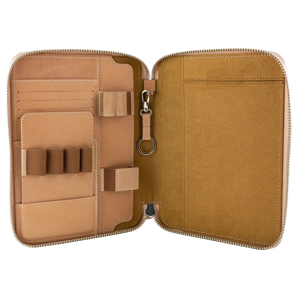Leather A5 Leuchtturm Zip Folio Undyed Leather