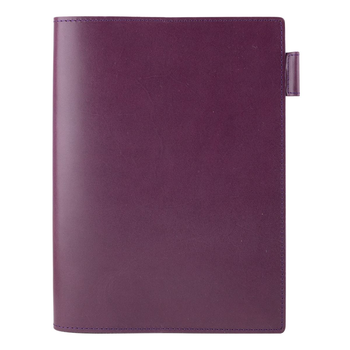 Leather A5 Notebook Cover Purple