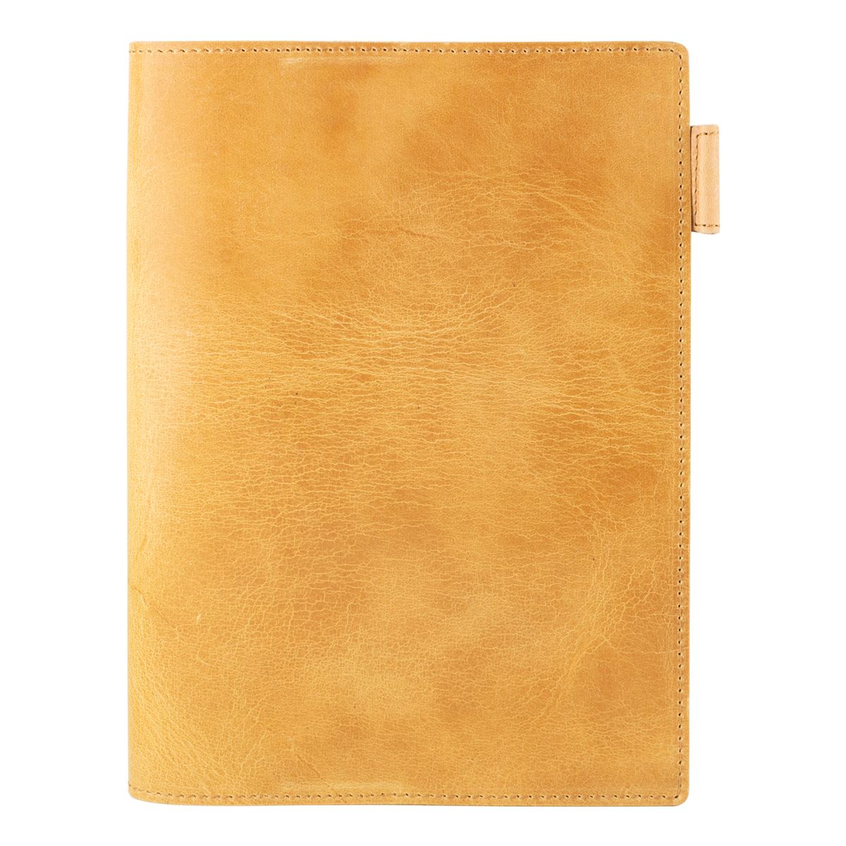 Leather A5 Notebook Cover Honey Ochre