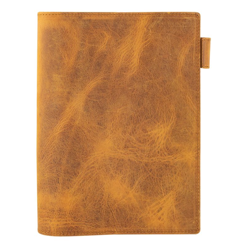 Leather A5 Notebook Cover Crazy Horse Brown