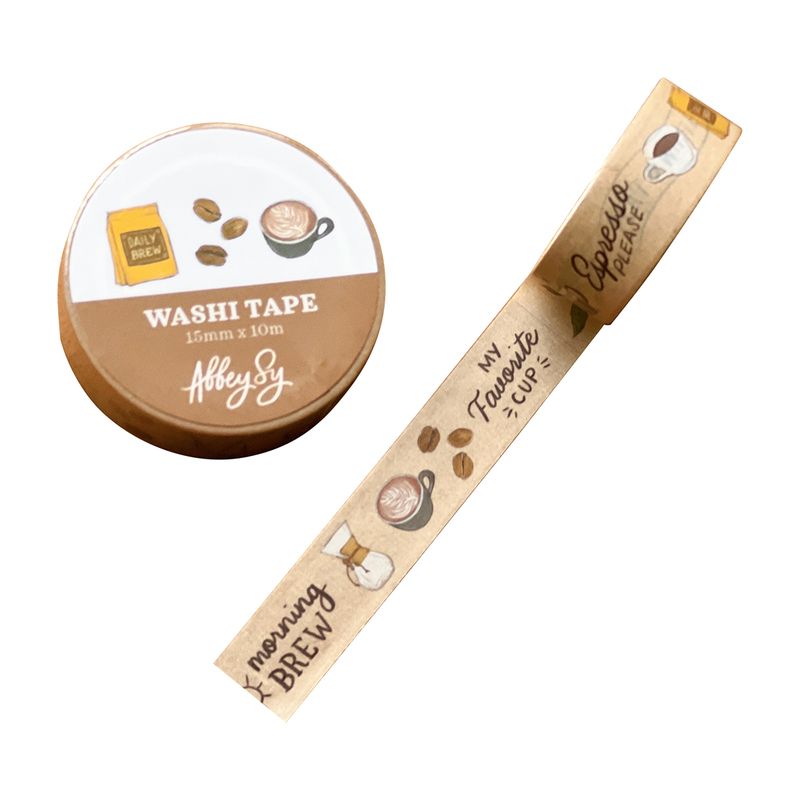 Abbey Sy Coffee Washi Tape