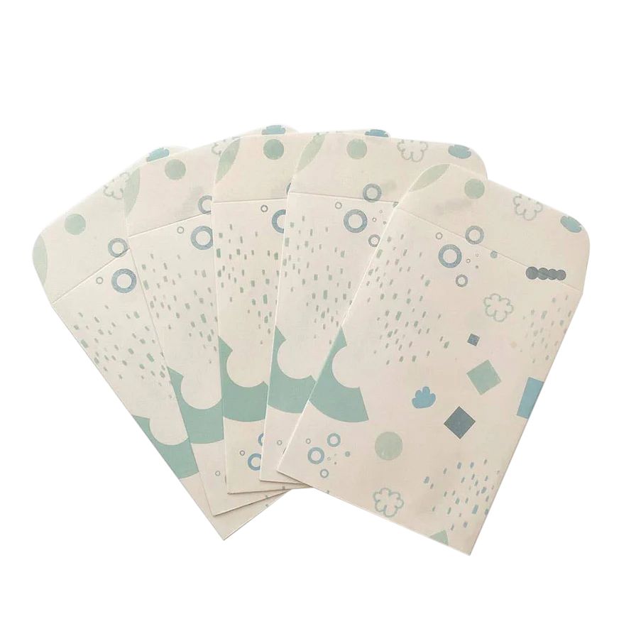 Pastel Blue Geo Shapes Gift Bag
