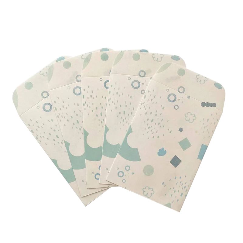 Pastel Blue Geo Shapes Gift Bag