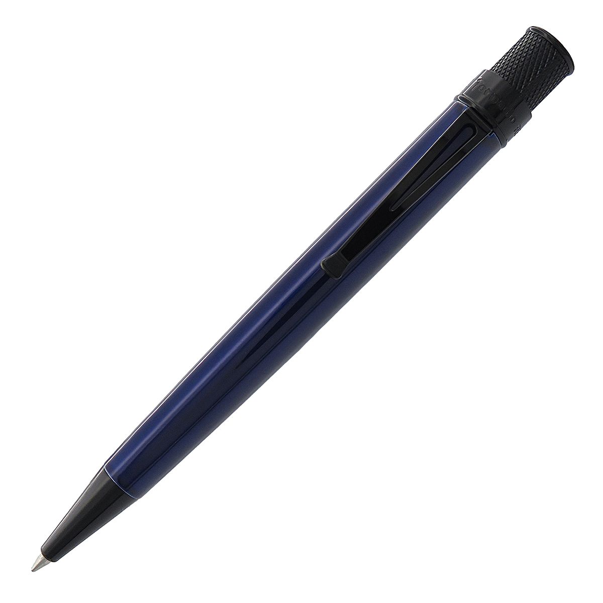 Retro 51 Tornado Stealth Blue Black Rollerball