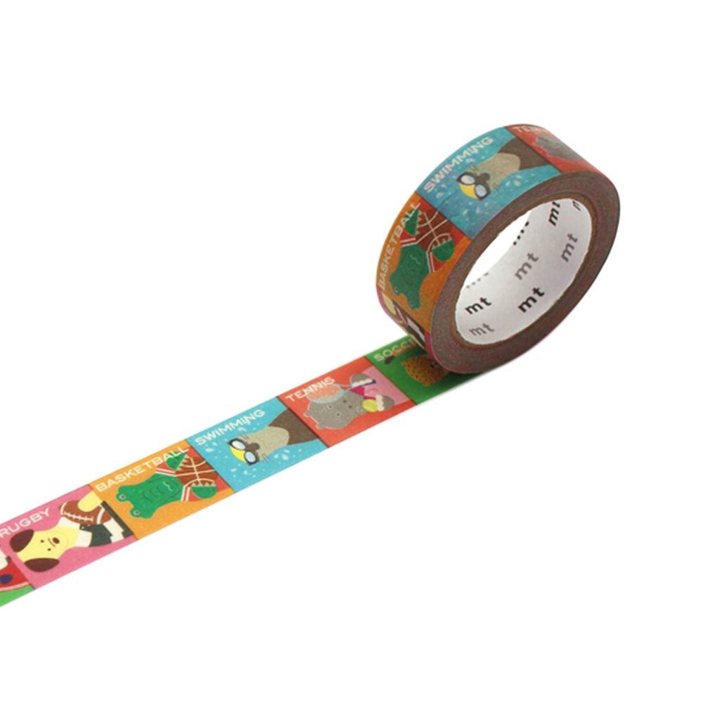 Animals x Sports Washi Tape
