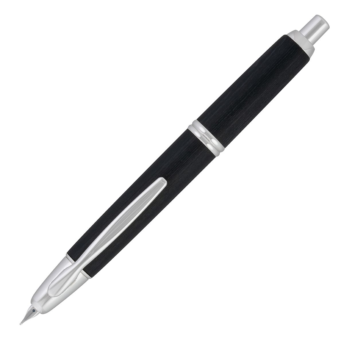 Pilot Vanish Point Birchwood Black Fountain Pen