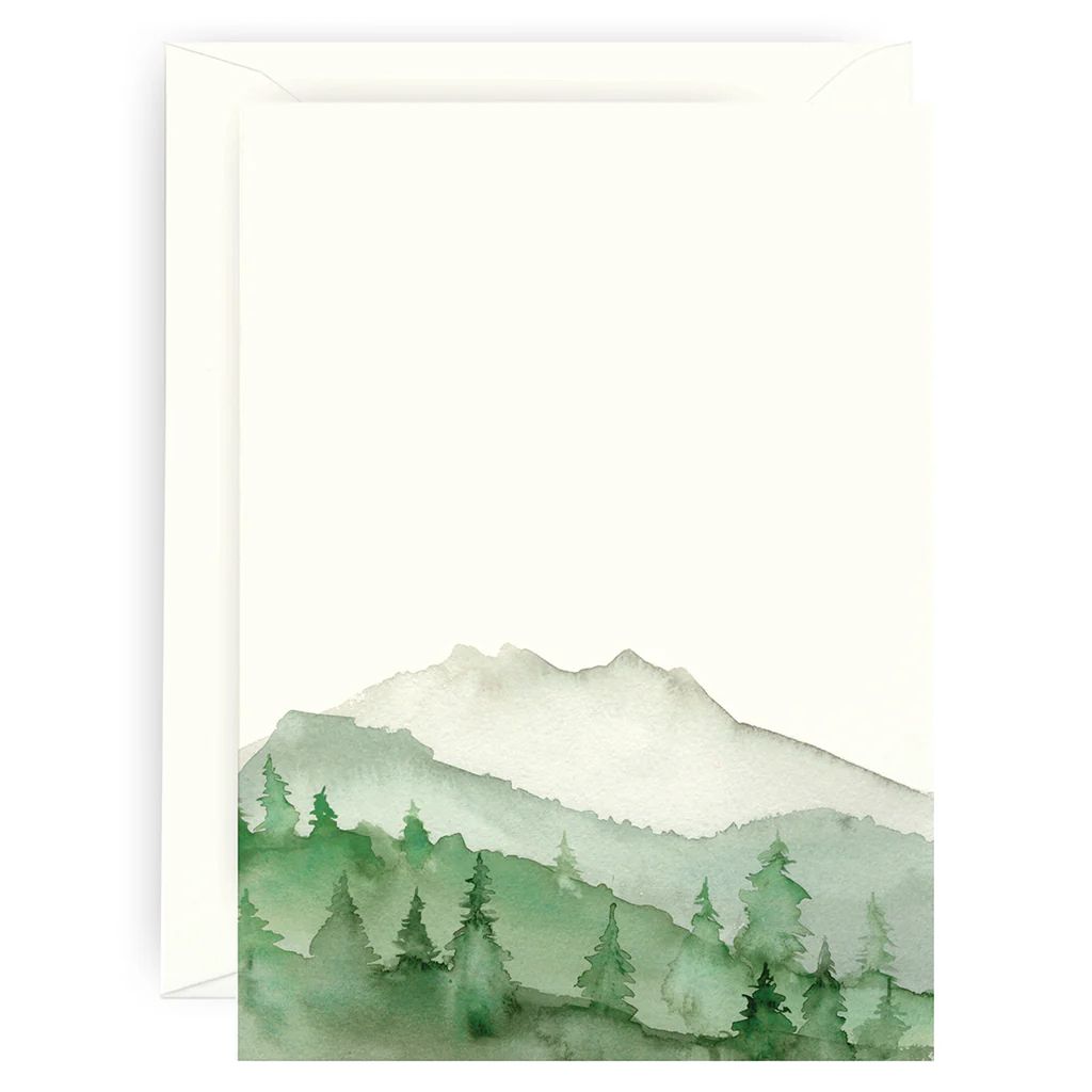 Green Mountains Note Cards Set of 6