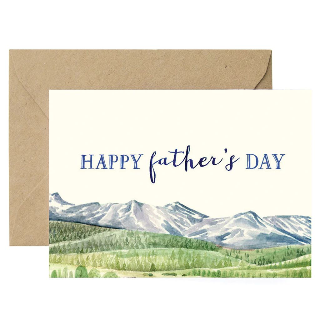 Happy Father&#39;s Day Mountains Card