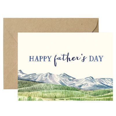Happy Father&#39;s Day Mountains Card