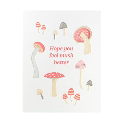 Mush Better Letterpress Card