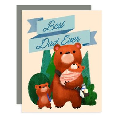 Best Dad Ever Bears Card