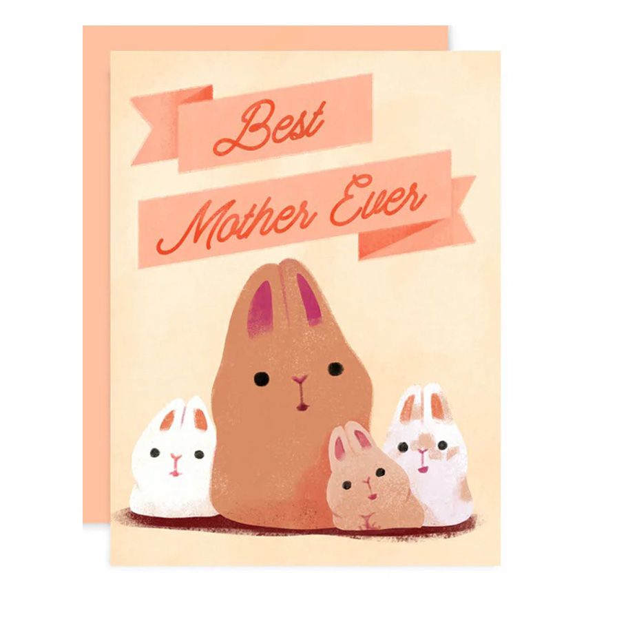 Best Mother Bunnies Card