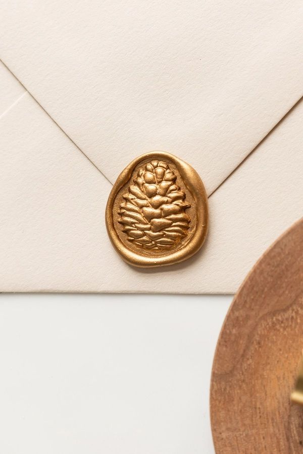 Pinecone Wax Seal Stamp