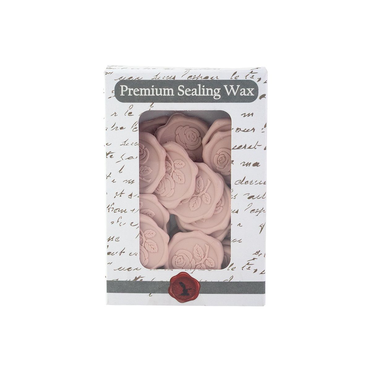 Freund Mayer Adhesive Wax Seals Blush Pink Rose - Set of 25
