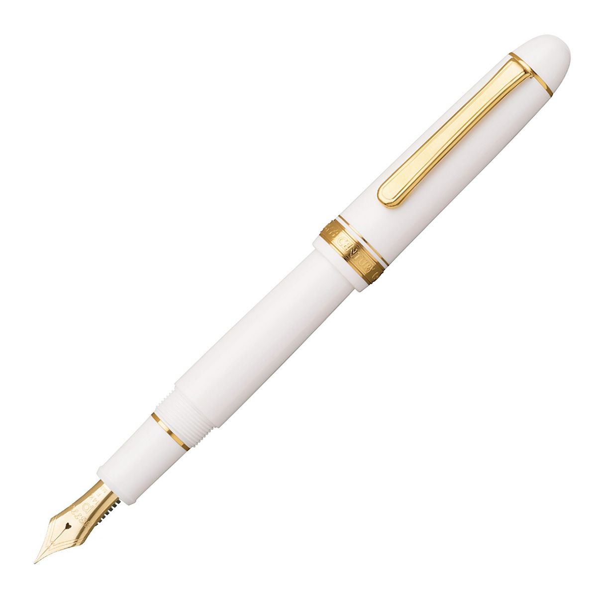 Platinum #3776 Century Chenonceau White Fountain Pen