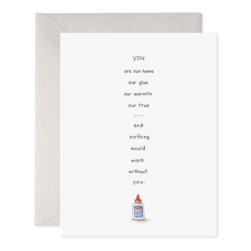 Glue Mother&#39;s Day Card