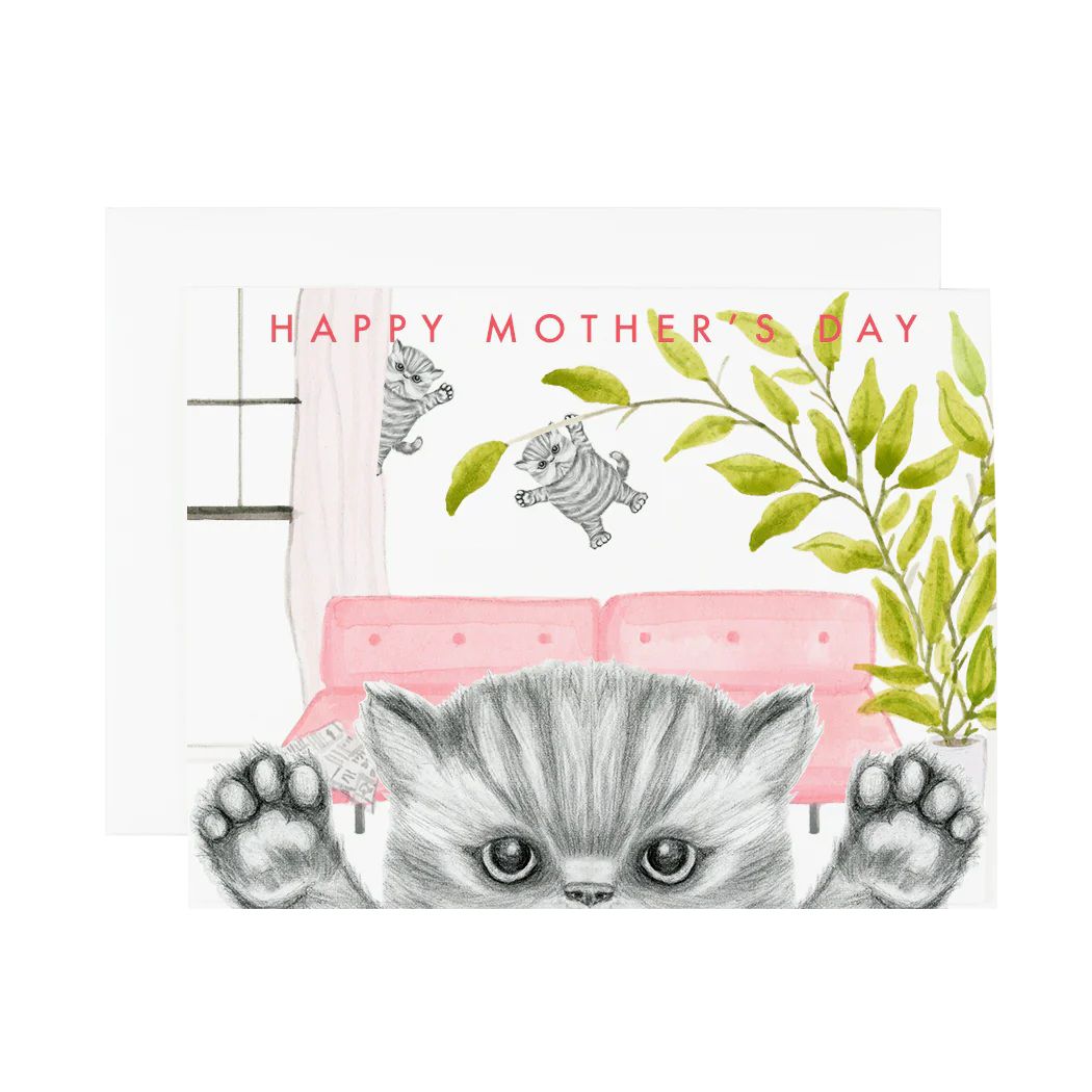 Naughty Kittens Mother&#39;s Day Card